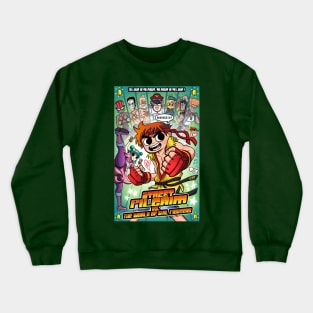 Street Pilgrim Vs. The World of Evil Fighters Crewneck Sweatshirt